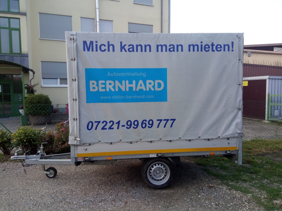 Anhängervermietung Bernhard in Sinzheim, Baden-Baden, Rastatt